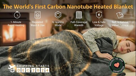 Jartoo: World's First Carbon Nanotube Heated Blanket