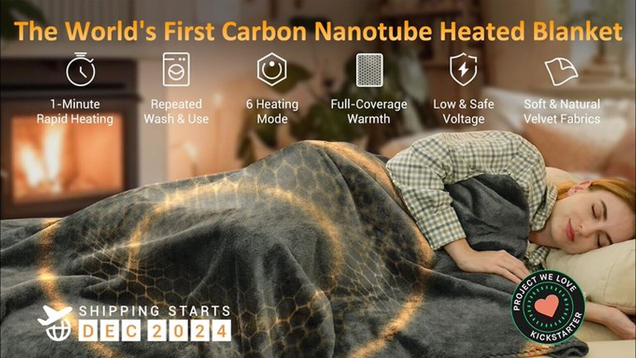 Jartoo: World's First Carbon Nanotube Heated Blanket