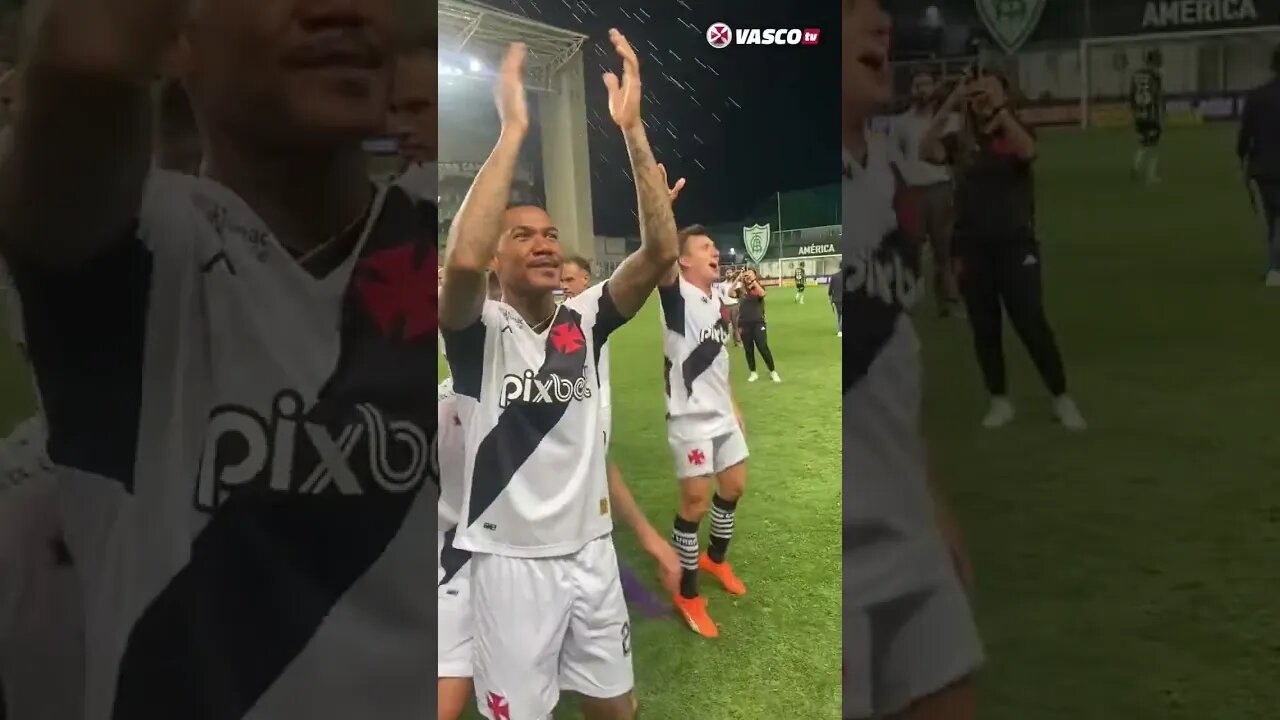 Jogadores comemorando - América MG 0x1 VASCO