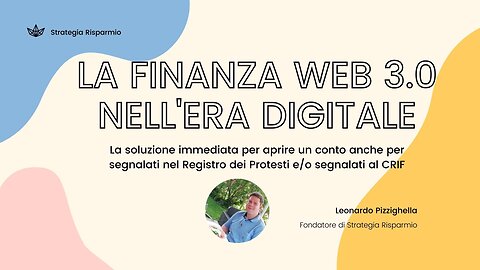 Il conto WEB 3.0 immediato anche per segnalati nel Registro dei Protesti o segnalati al CRIF