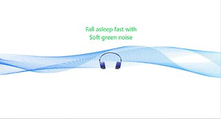 Soft Green Noise, Ambient, Relaxing, Black screen..