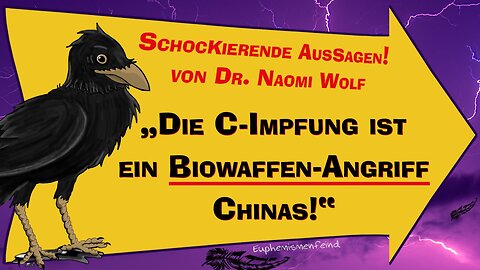 "Die Impfung ist ein Biowaffen-Angriff Chinas" (Teil 2) | Schockierende Aussagen von Dr. Naomi Wolf