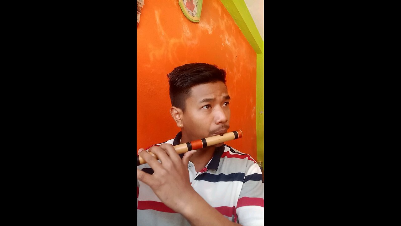 Rato Rani Fule Jhai Sajhama - Flute Cover