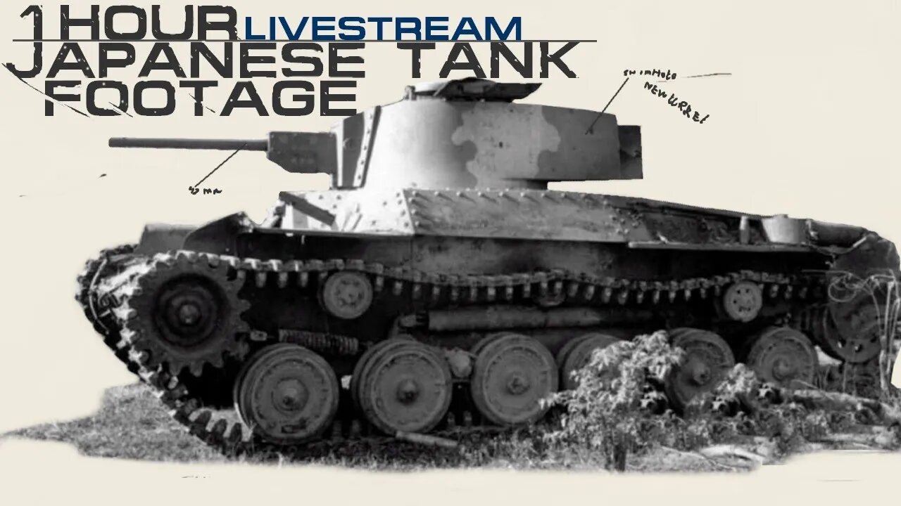 More then 1 Hour Japanese Tank - Vehicle Footage - Livestream