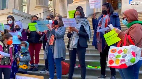 Protesting FOR School Mask Mandates