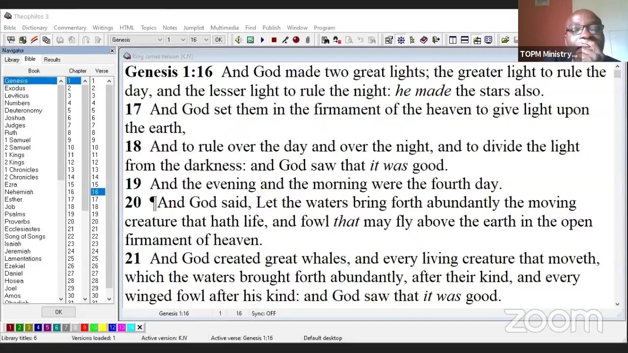 TOPM Ministry's Bible Class