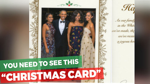 Obama’s Holiday Card Has Been Released And Americans Are Outraged With One Issue