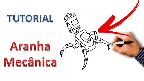 COMO DESENHAR A ARANHA MECÂNICA DO FREE FIRE