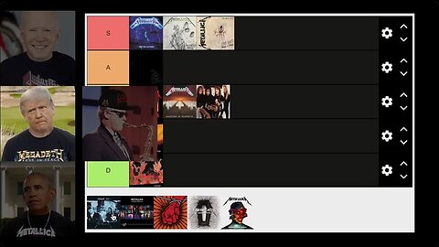 AI presidents make a Metallica album tier list - PART 2