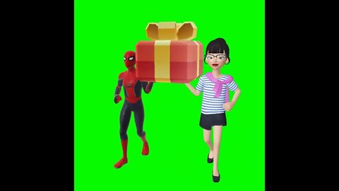Vídeo de Animação - Homem Aranha Spider Man dançando #shorts