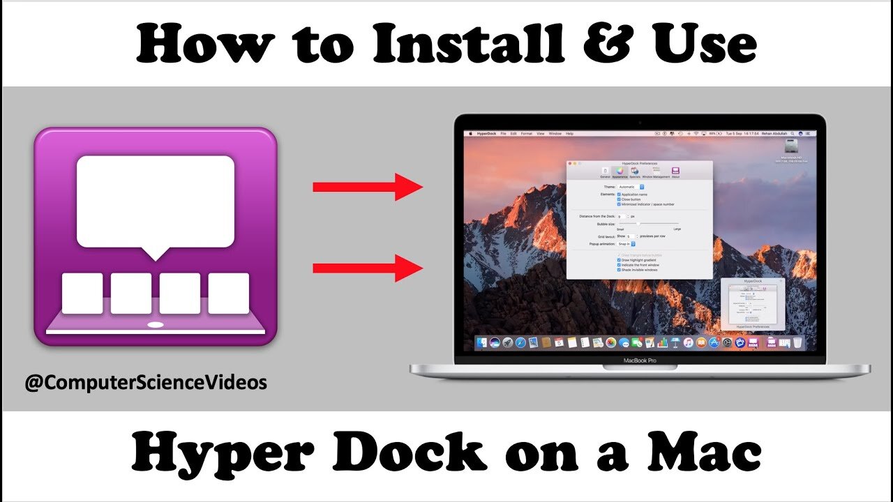 How to USE HyperDock On a Mac Computer - Basic Tutorial | New