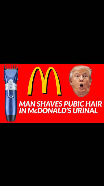 Man Shaves His Pubic Hair In McDonalds In Calgary