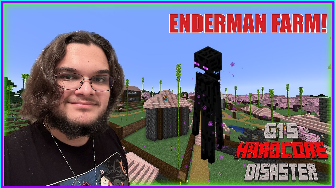 G1 Makes An Enderman Farm... IN HARDCORE!- G1's Hardcore Disaster