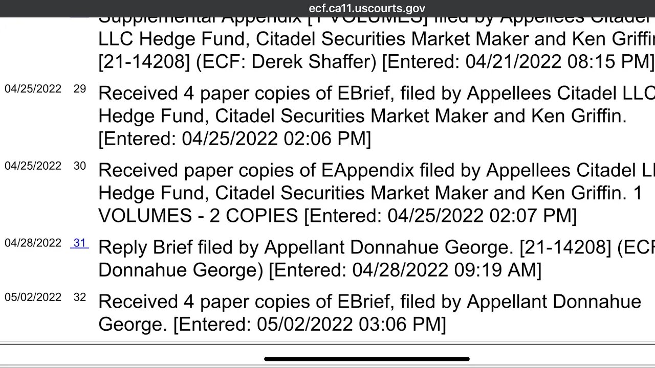 Is my lawsuit against Citadel sitting in courts for 18 months because entities control our courts?