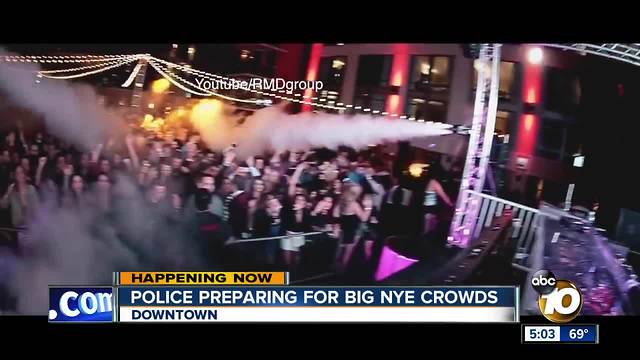 San Diego Police preparing for big NYE crowds