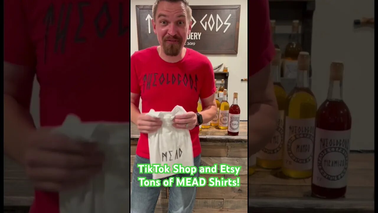 Check out my TikTok Shop or my Etsy for all your MEAD Shirts! #mead #honeywine #homebrew