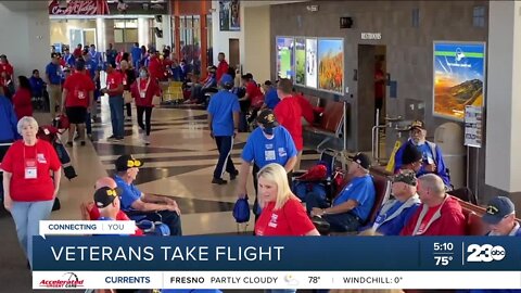 Honor Flight takes off for Washington, D.C.