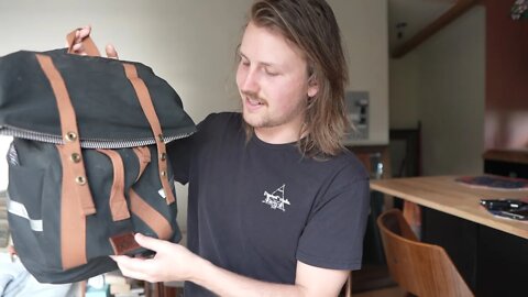 Tourbon Vintage style Bike Saddle bag / Backpack Review