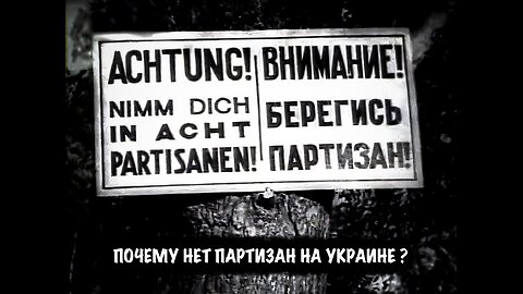 Почему нет партизан на Украине ?