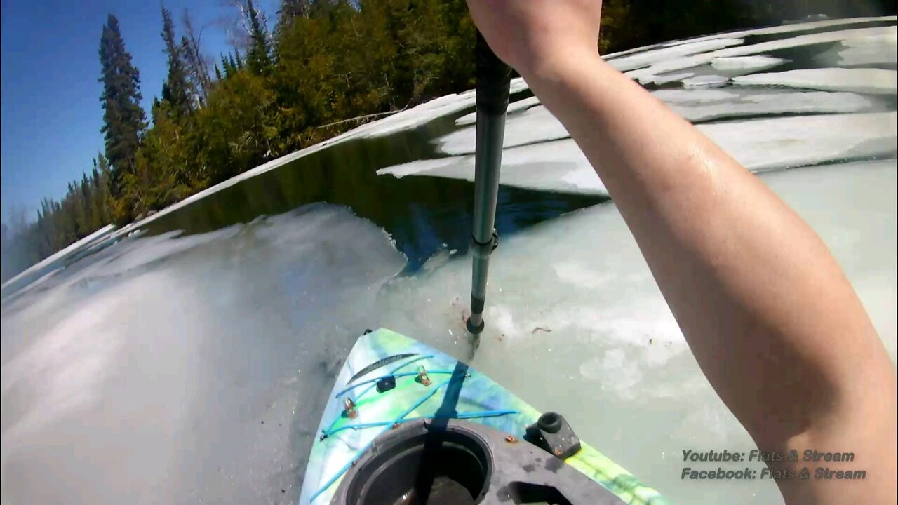 Ice Blazing in Boundary Waters Wilderness Area