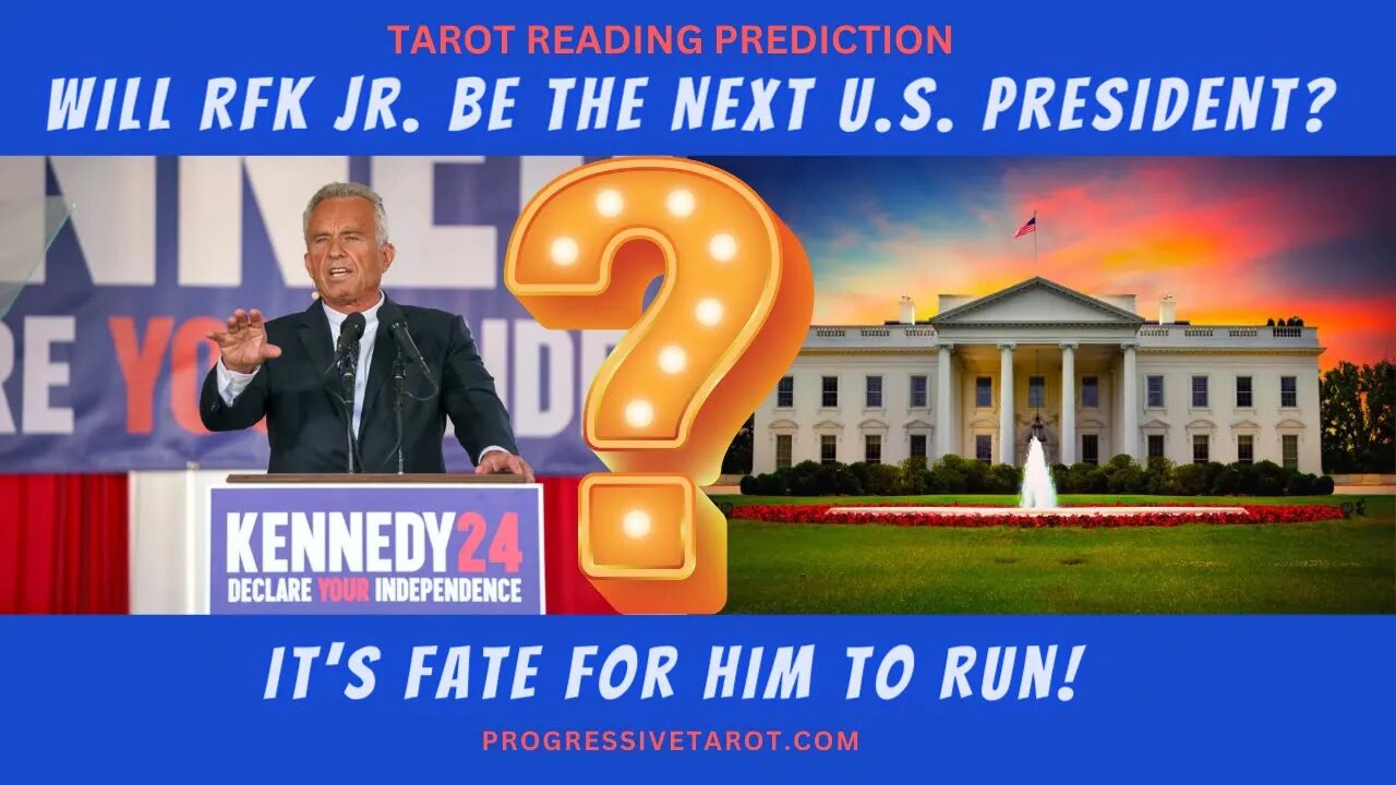 Will RFK Jr . be the next U.S. President? It's FATE for him to run In 2024! Tarot Prediction!