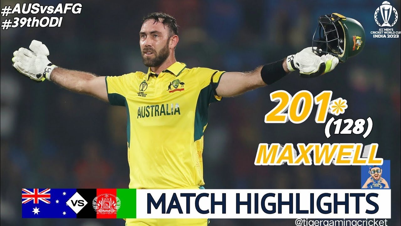 Maxwell innings against Afghanistan Maxwell 201*(128) run. 🏏 #Maxwell