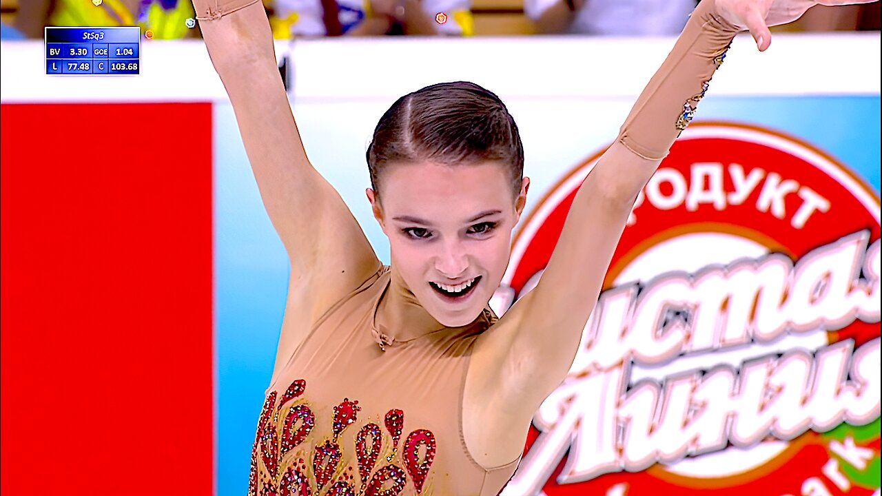 Anna Shcherbakova, free program 2020 Russian Championships Firebird (4K.1TV)