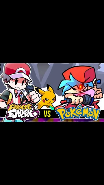 RED invadiu o FRIDAY NIGHT FUNKIN ?! | vs RED Pokemon #shorts