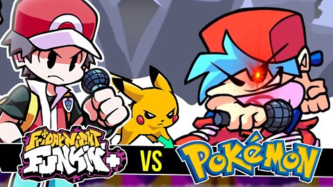 RED invadiu o FRIDAY NIGHT FUNKIN ?! | vs RED Pokemon #shorts