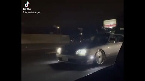 Lexus LS400 drive by