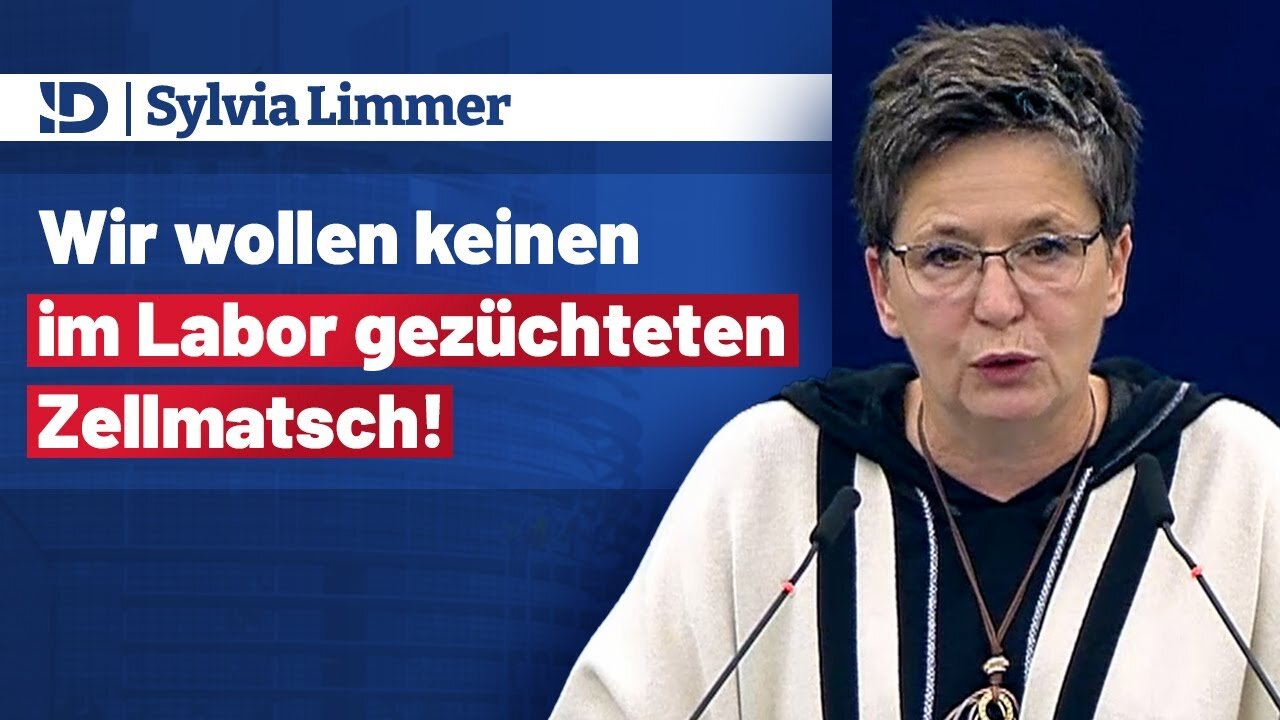 𝐒𝐲𝐥𝐯𝐢𝐚 𝐋𝐢𝐦𝐦𝐞𝐫 ▶️ Wir wollen keinen im Labor gezüchteten Zellmatsch!@AfD im EU-Parlament🙈