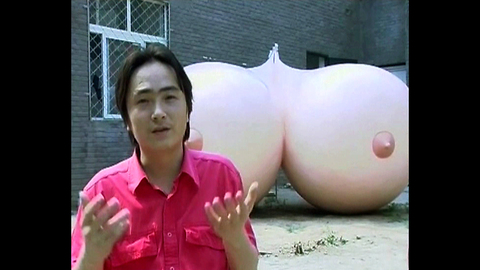 Giant Breast Sculptures