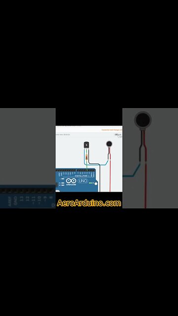 I Made Crazy Vibration Motor #Arduino Circuit on #Tinkercad #AeroArduino
