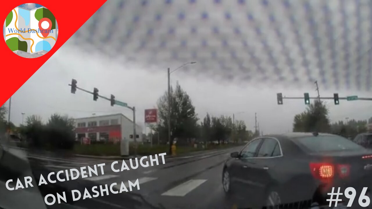 Man Forced Of Road Into Oncoming Lane Has To Go The Same Direction - Dashcam Clip #96