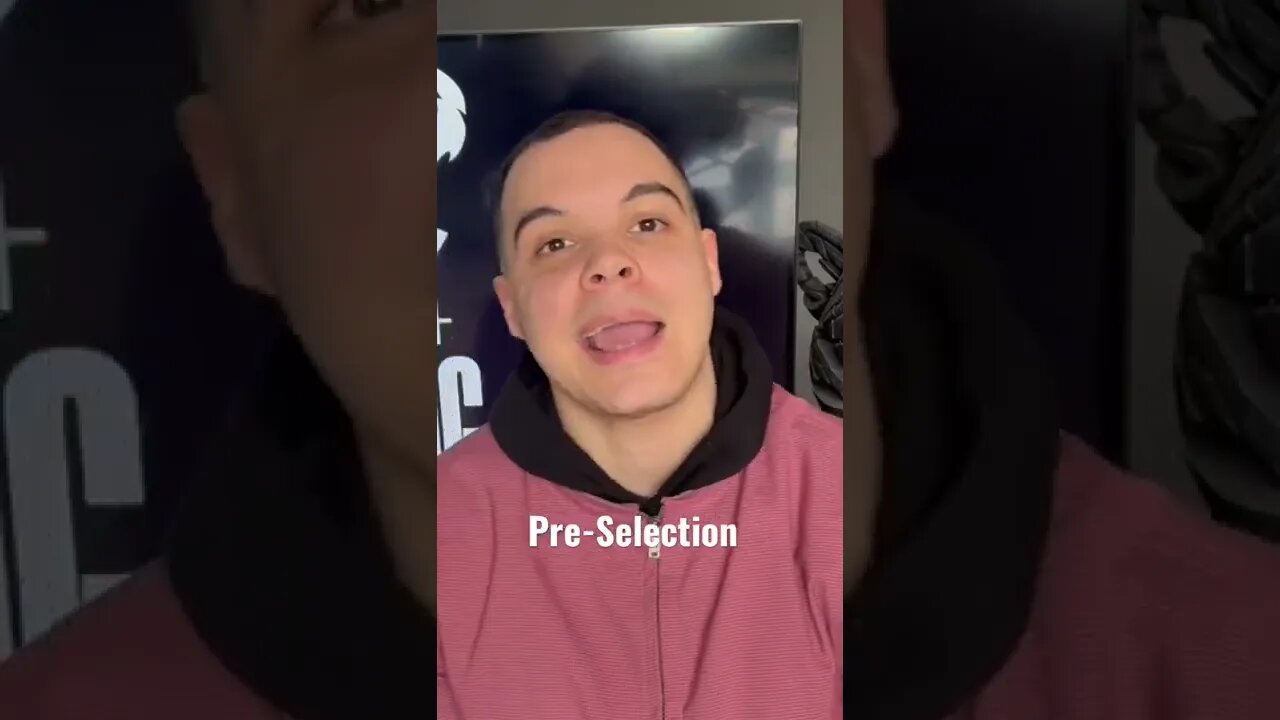 Pre-Selection Is Your Superpower #shorts