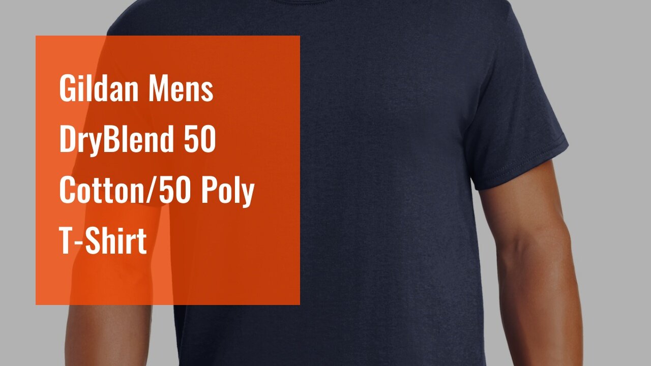 Gildan Mens DryBlend 50 Cotton50 Poly T-Shirt