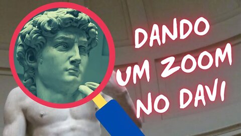 Detalhes da escultura DAVI de MICHELANGELO 🤩🤗😮