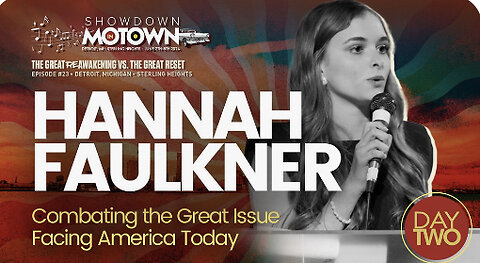 Hannah Faulkner | Speech At ReAwaken America Tour Detroit, Michigan