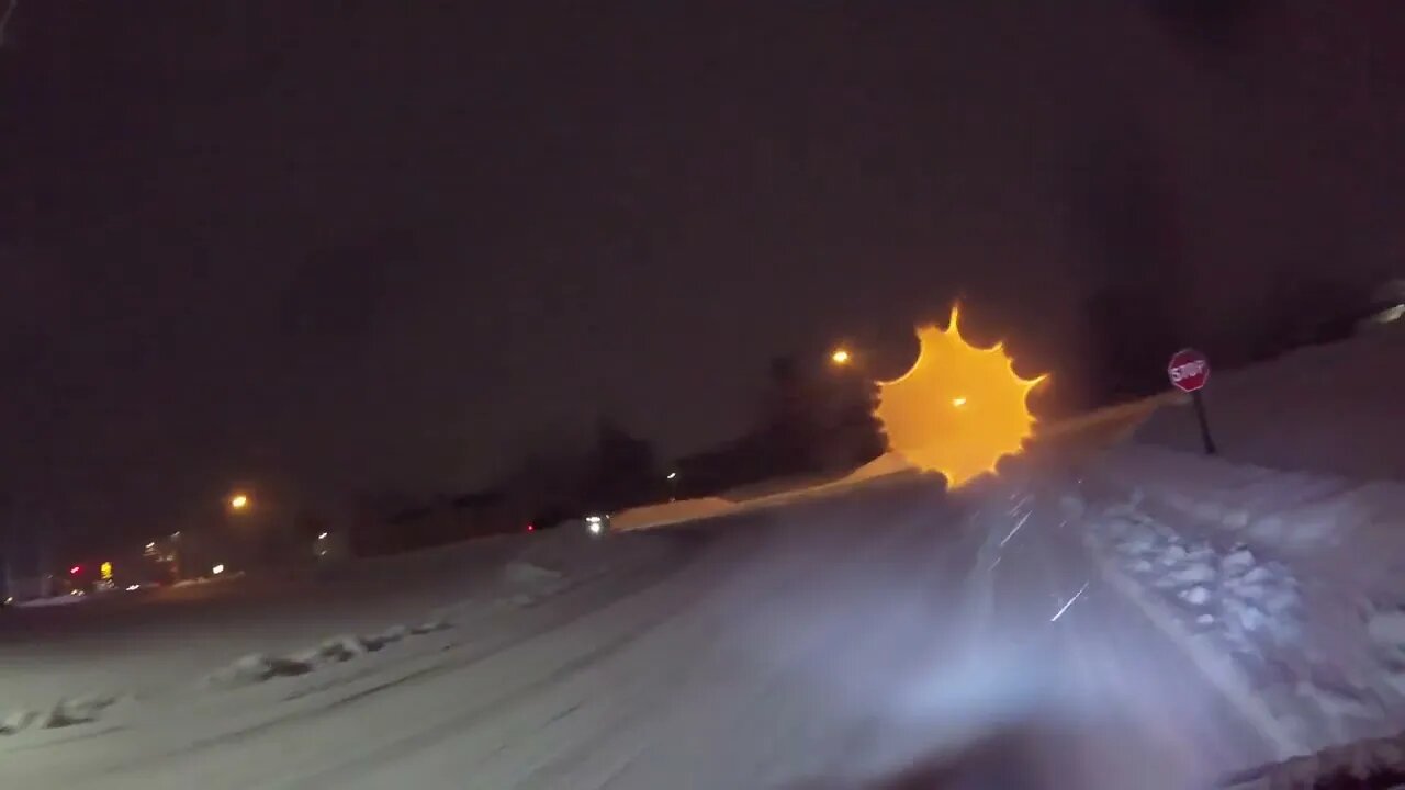 Yooper Snow Rollin the Fatbike through Esky ( Framed Minnesota 2.2 )