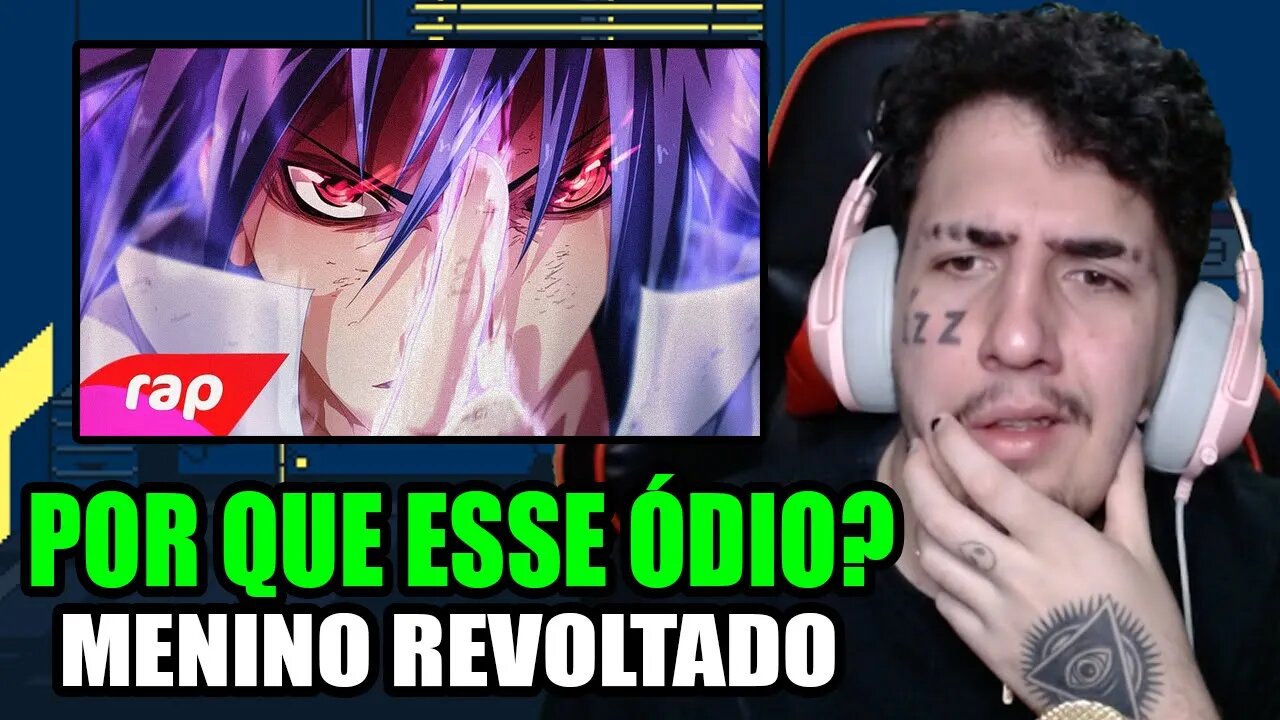 (ELE É TIPO UM VILÃO?) REAGINDO ao Rap do Sasuke (Naruto) - MALDIÇÃO DO ÓDIO | NERD HITS | REACT