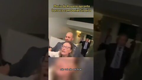 Maria do Rosario aprontando barraco com Daniel Silveira, relembre.