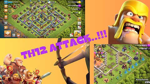 TH 12 Clash of Clans | Air Attack