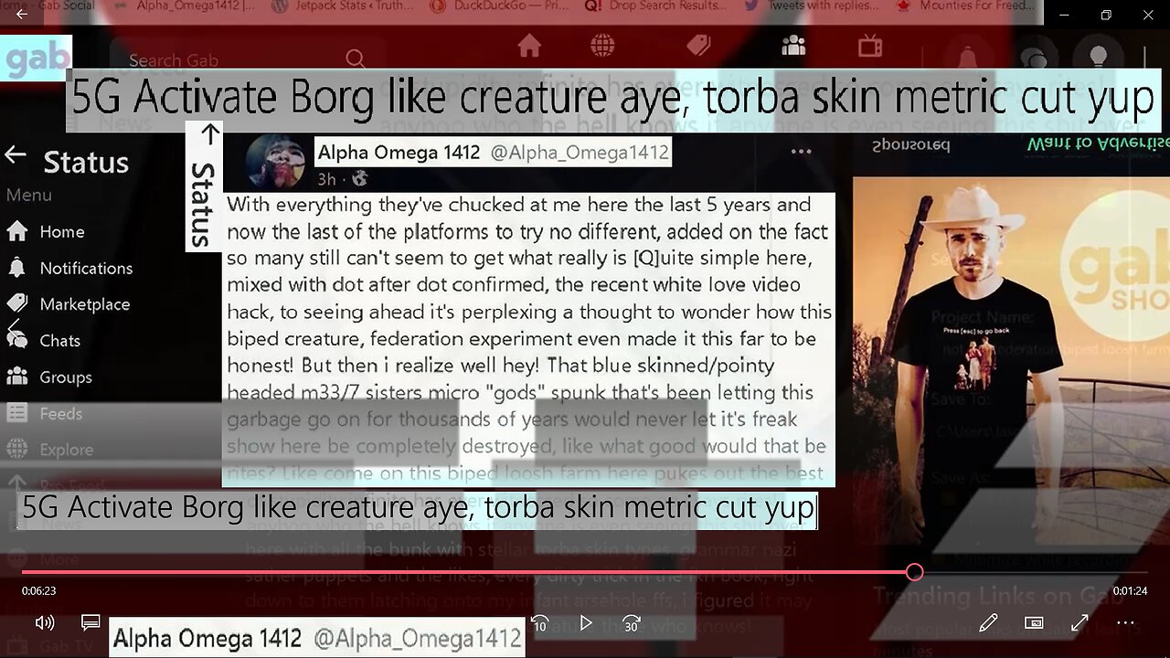 5G Activate Borg Like Creature Aye, torba Skin Metric Cut Yup!