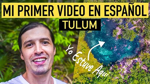 MI PRIMER VIDEO EN ESPANOL VLOG | Cenote El Corazon del Paraiso,Tulum, Quintana Roo, México