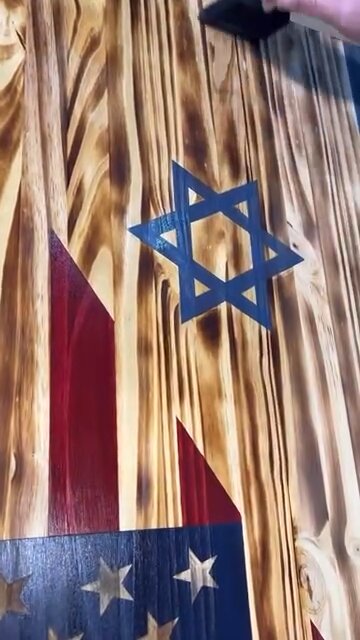 American / Israel Flag