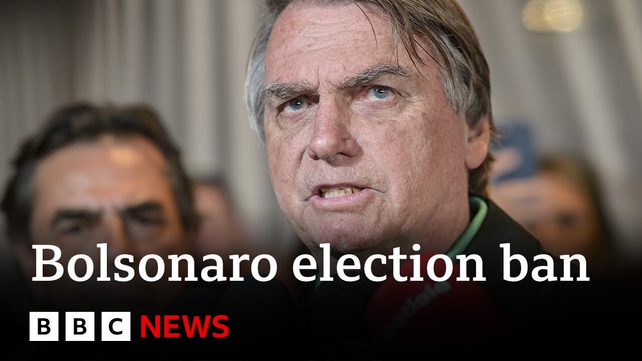 Brazil's ex-president Jair Bolsonaro gets eight-year election ban - BBC News