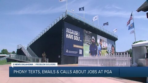 Looking out for scams related to PGA in Tulsa