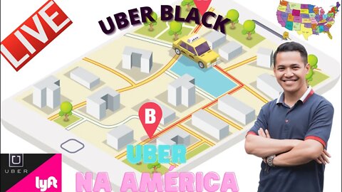 🔴Uber nos Estados Unidos com muita chuva!