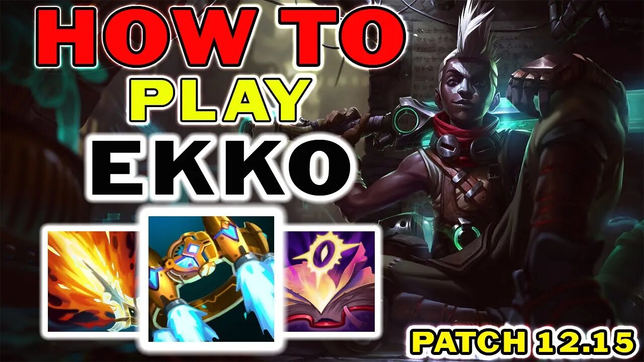 Learn How To Carry With Ekko Like A Smurf! Educational Ekko Live Commentary &Guide League Of Legends