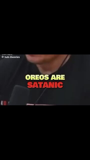 Elon talking about SATANIC SYMBOLS ON OREO COOKIES